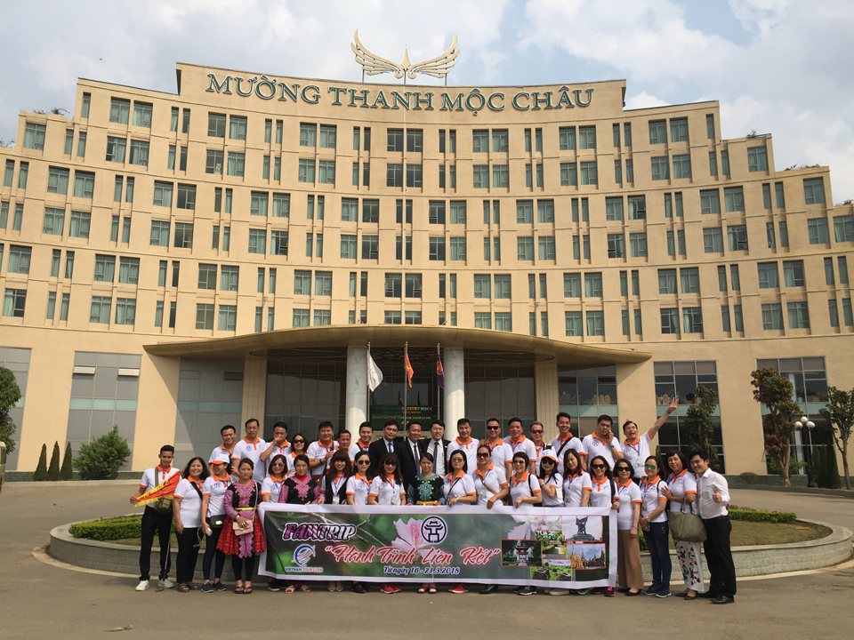 Đoàn khảo sát tại khách sạn Mường Thanh Mộc Châu